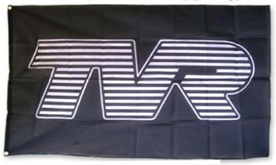 TVR Flag-3x5 FT Banner-100% polyester-2 Metal Grommets by flagsshop