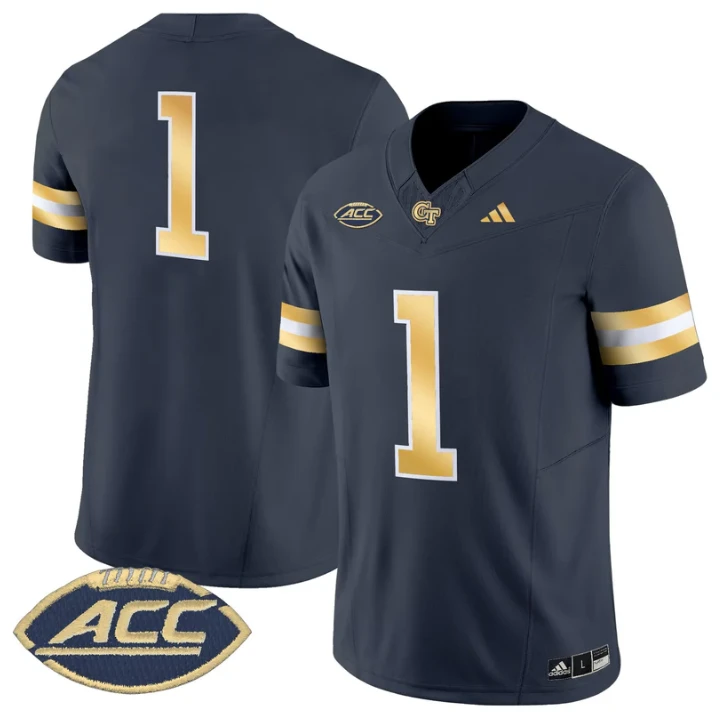 Team Jersey #1 Georgia Tech Yellow Jackets 2025 Limited Stitched by My Store NCAA Football Jerseys