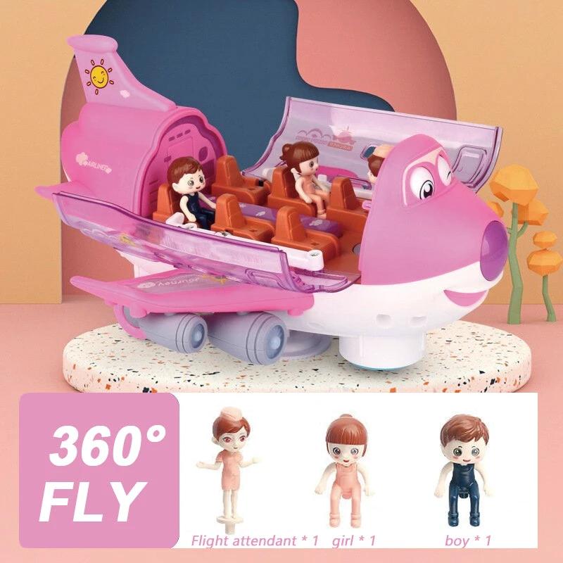 360° rotatable electric airplane toy by BowLift