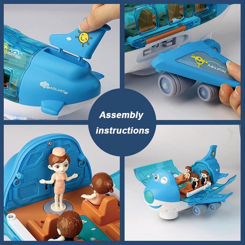 360° rotatable electric airplane toy by BowLift