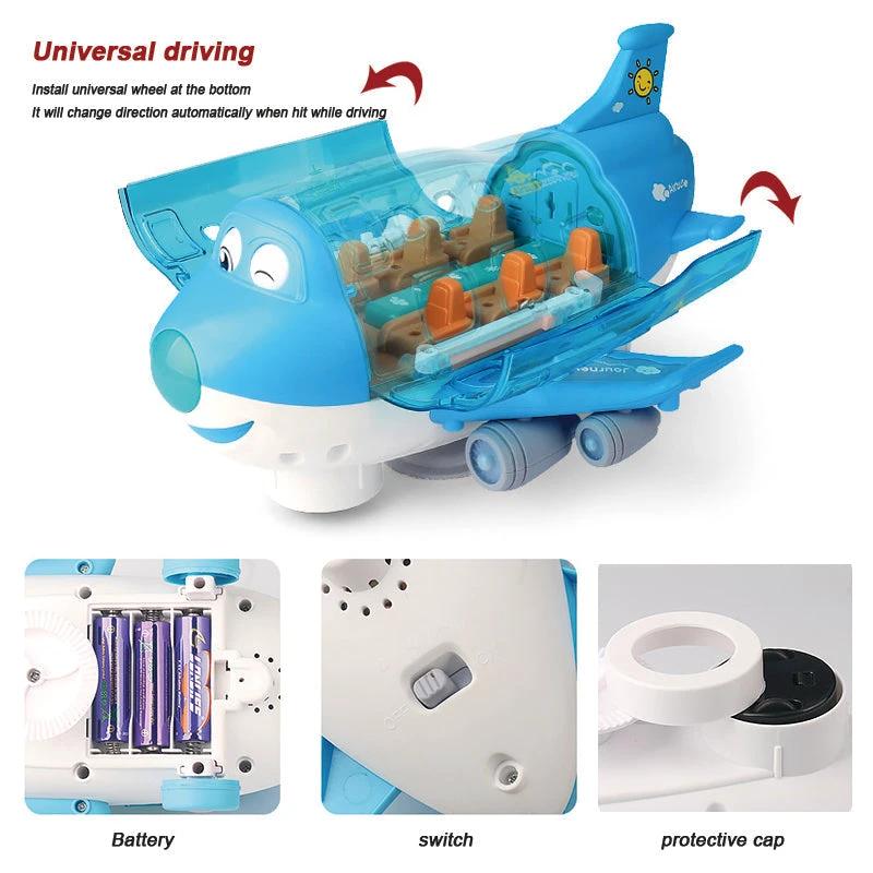 360° rotatable electric airplane toy by BowLift