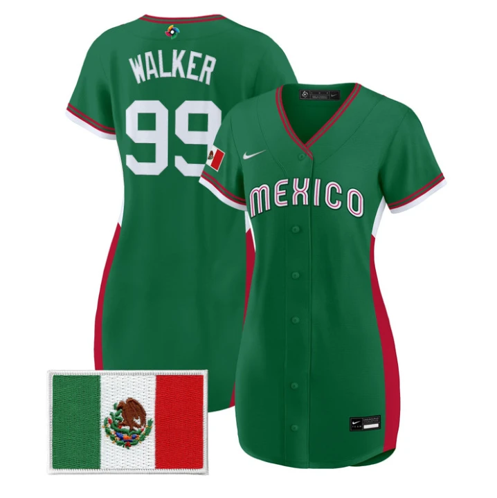 Taijuan Walker Jersey #99 Mexico 2026 World Baseball Dress Stitched by My Store