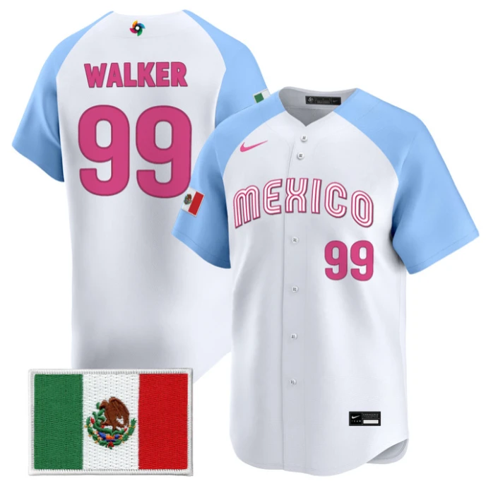 Taijuan Walker Jersey #99 Mexico World Baseball Classic 2026 Stitched by My Store