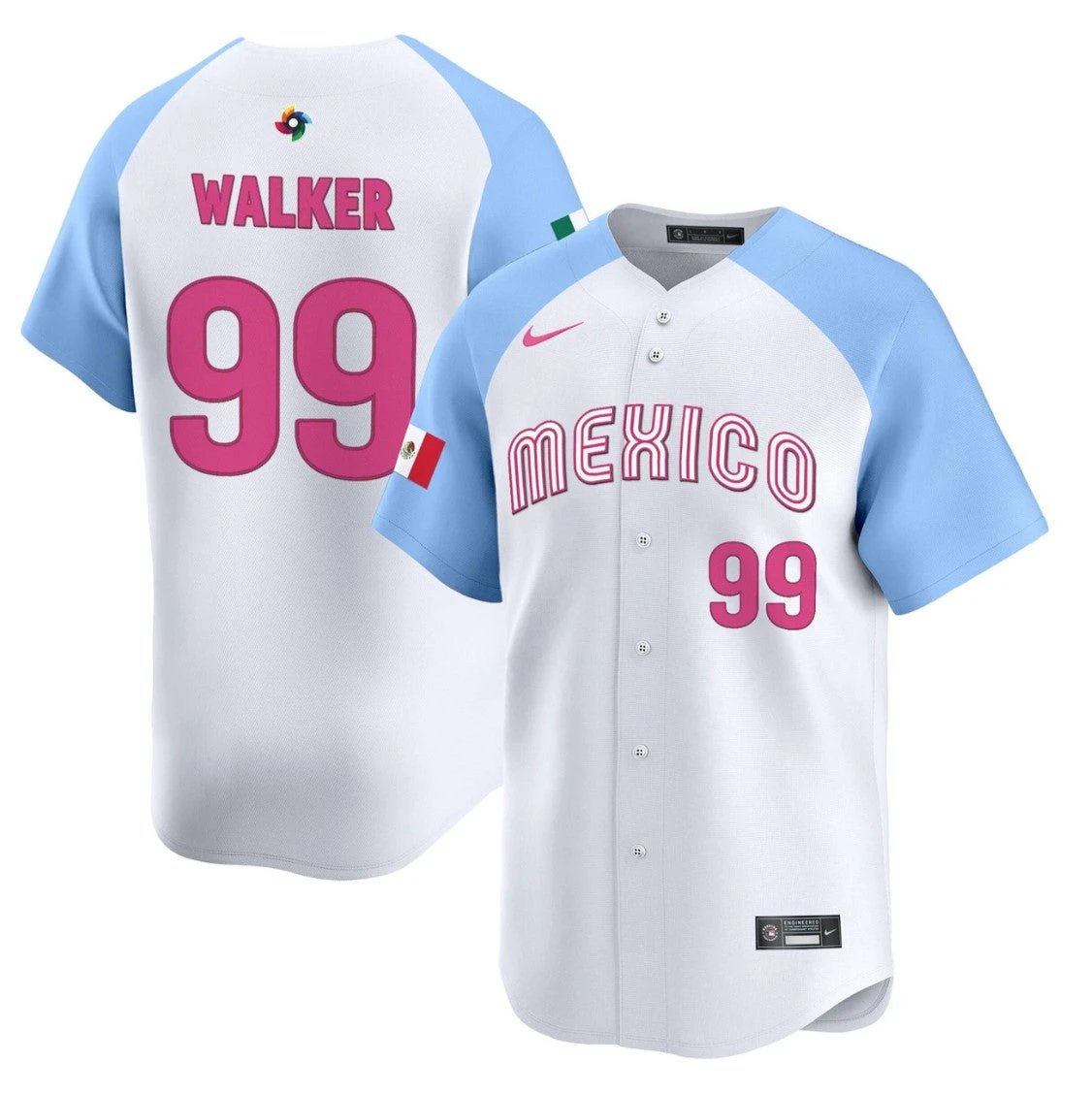 Taijuan Walker Jersey #99 Projected Team Mexico World Baseball Classic 2023 Style 2026 Roster by My Store