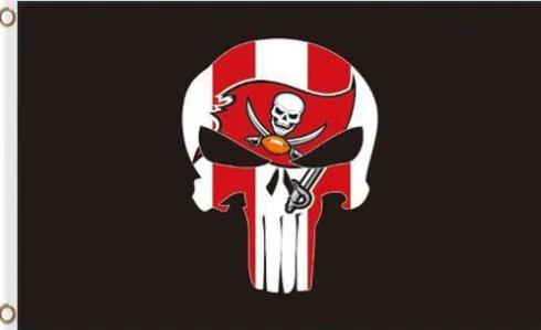 Tampa Bay Buccaneers Black Flag 3X5 Ft Polyester Banner USA 90x150cm by flagsjustdoit