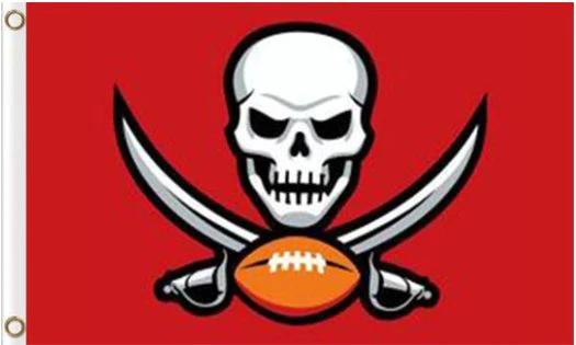 Tampa Bay Buccaneers Flag 3X5 Ft Polyester Banner USA 90x150cm by flagsjustdoit