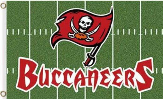 Tampa Bay Buccaneers Green Flag 3X5 Ft Polyester Banner USA 90x150cm by flagsjustdoit