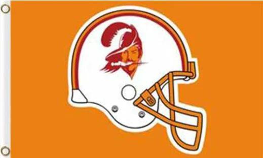 Tampa Bay Buccaneers Helmet US Flag 3X5 Ft Polyester Banner USA 90x150cm by flagsjustdoit
