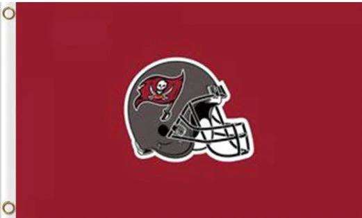 Tampa Bay Buccaneers Helmet US Sport Flag 3X5 Ft Polyester Banner USA 90x150cm by flagsjustdoit