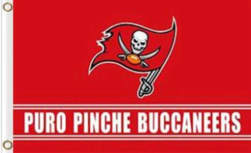 Tampa Bay Buccaneers Puro Pinche Flag 3X5 Ft Polyester Banner USA 90x150cm by flagsjustdoit