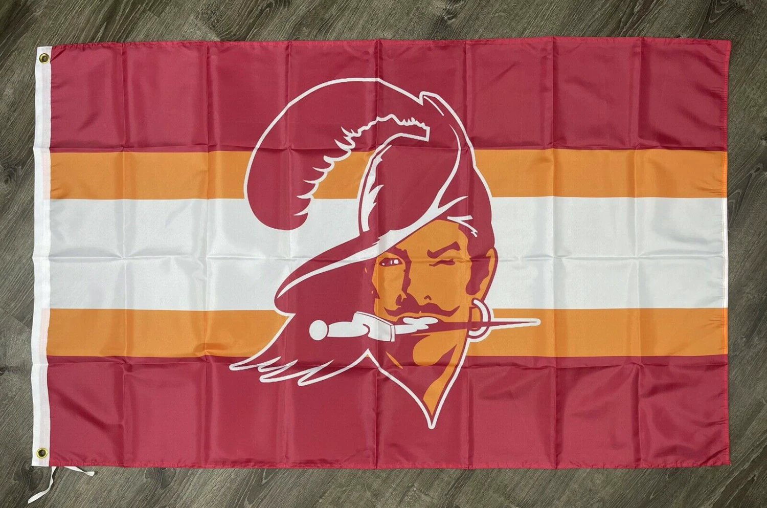 Tampa Bay Buccaneers Retro Man-Cave Flag 3x5 ft Red Sports Banner Garage New by flagsjustdoit