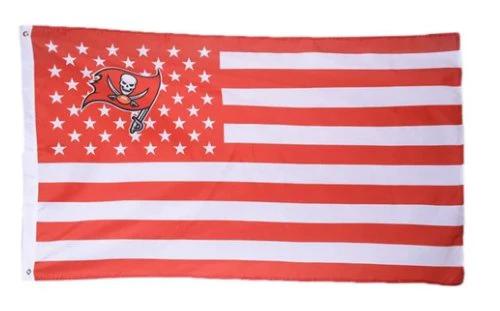 Tampa Bay Buccaneers Star & Strips Flag 3X5 Ft Polyester Banner USA 90x150cm by flagsjustdoit