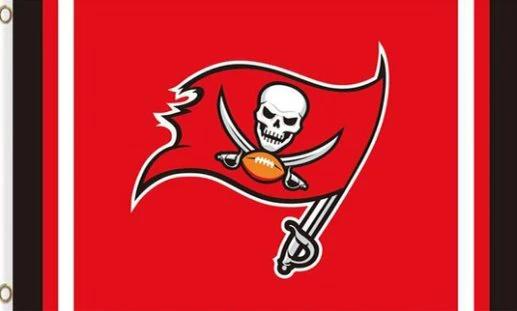 Tampa Bay Buccaneers Team US Sport Club Flag 3X5 Ft Polyester Banner USA 90x150cm by flagsjustdoit