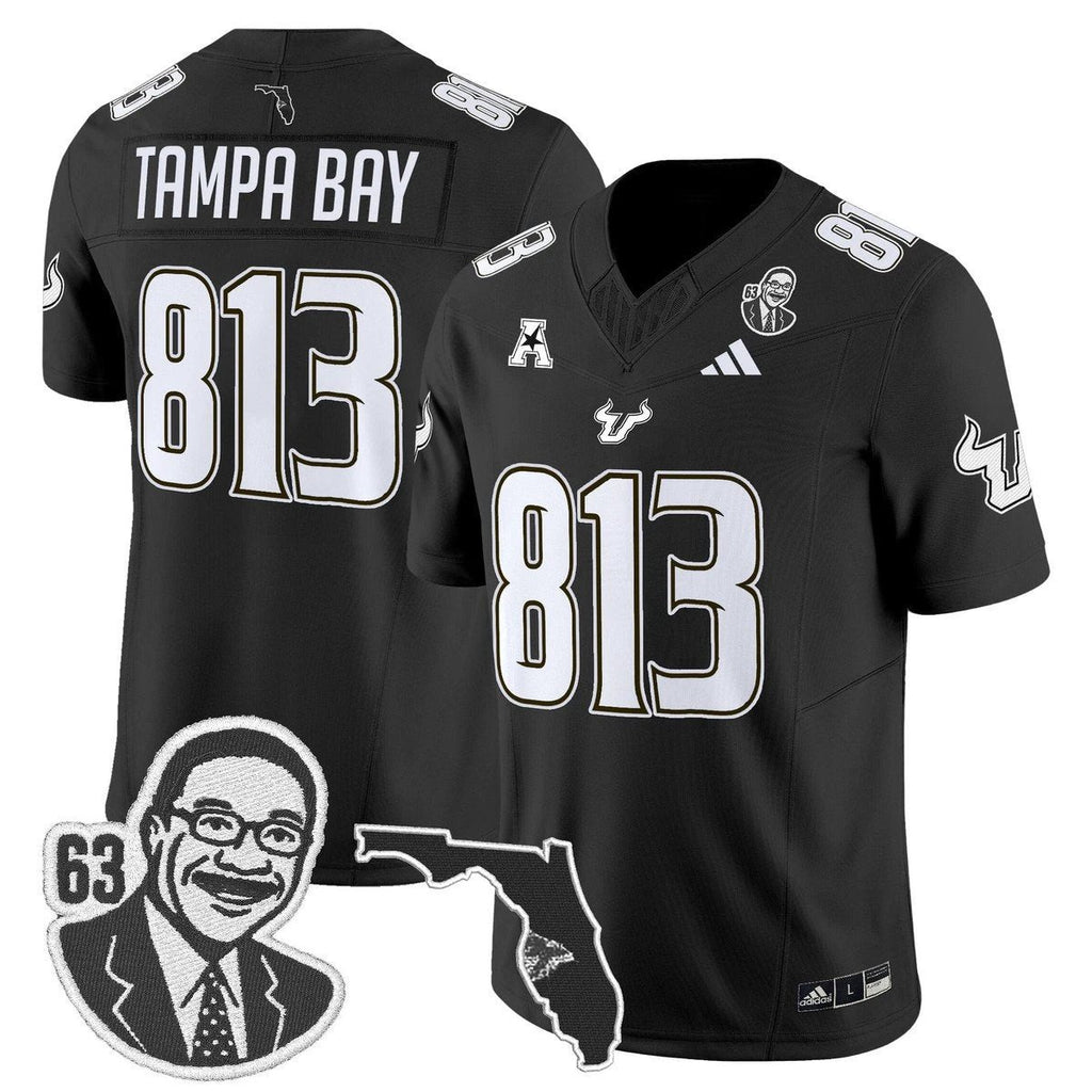 Tampa Bay Jersey #813 South Florida Bulls Lee Roy Selmon Legacy Stitched Black by My Store NCAA Football Jerseys