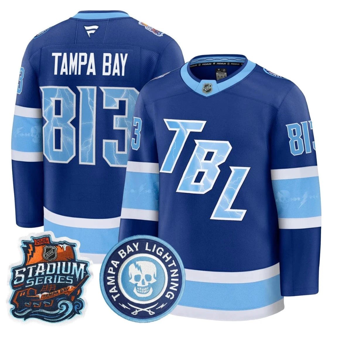 Tampa Bay Jersey #813 Tampa Bay Lightning 2026 Stadium Series Patch Stitched by Hockey David