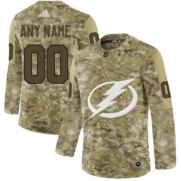 Tampa Bay Lightning Camo Customized Jersey by Hockey David