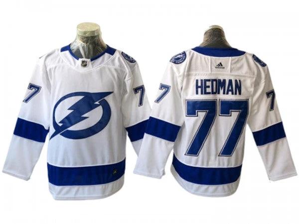 Tampa Bay Lightning #77 Victor Hedman White Gasparilla Jersey by Hockey David