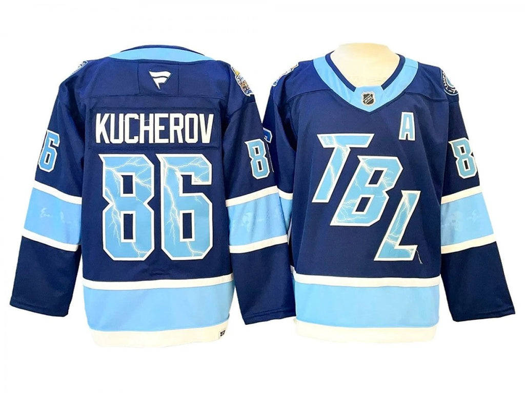 Tampa Bay Lightning #86 Nikita Kucherov Blue 2026 NHL Stadium Series Jersey by Hockey David