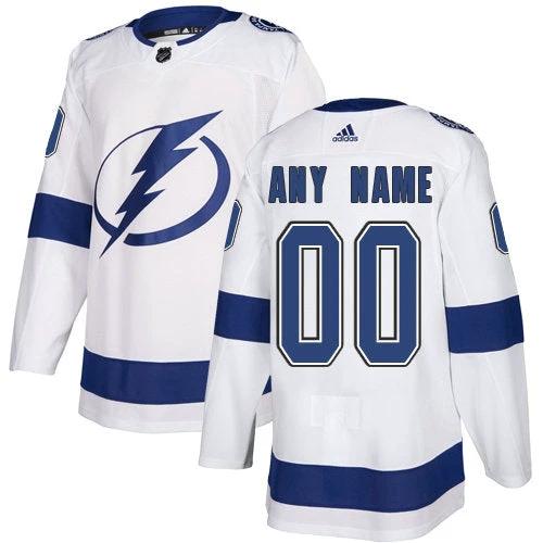 Tampa Bay NHL White Customized Jersey by Hockey David