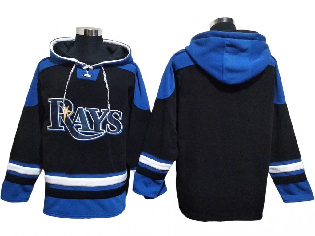 Tampa Bay Rays Black Pullover Hoodie by Hoodie Pullover
