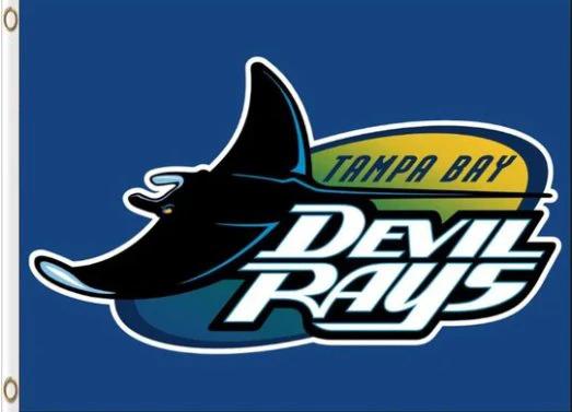 Tampa Bay Rays Devil Rays flag 3X5Ft Banner USA Polyester with Brass Grommets by flagsjustdoit