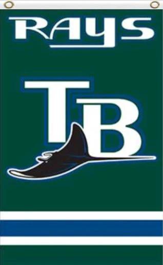 Tampa Bay Rays TB Logo flag 3X5Ft Banner USA Polyester with Brass Grommets by flagsjustdoit