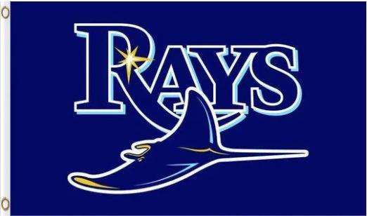 Tampa Bay Rays flag 3X5Ft Banner USA Polyester with Brass Grommets by flagsjustdoit