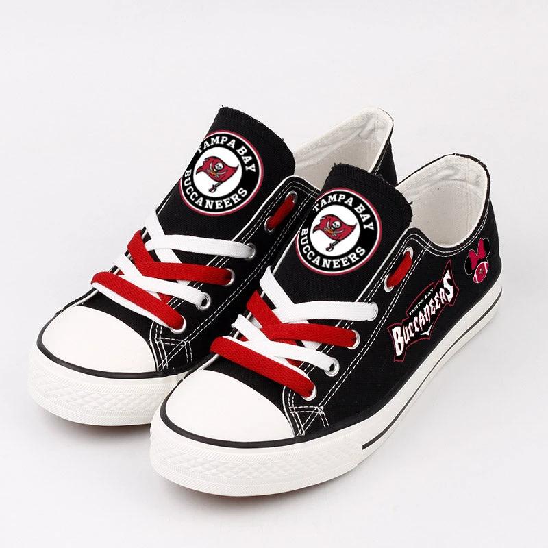Tampa Bay Buccaneers Low Top Canvas Sport Sneakers Shoes For Men Women Fans by Crocs