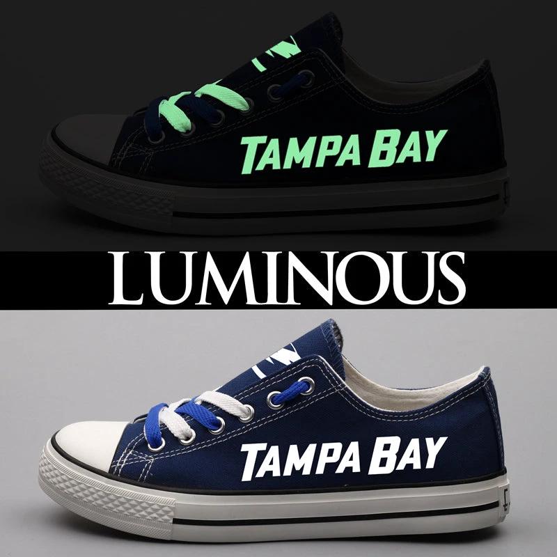 Tampa Bay Lightning Low Top Canvas Sport Sneakers Shoes For Men Women Fans by Crocs