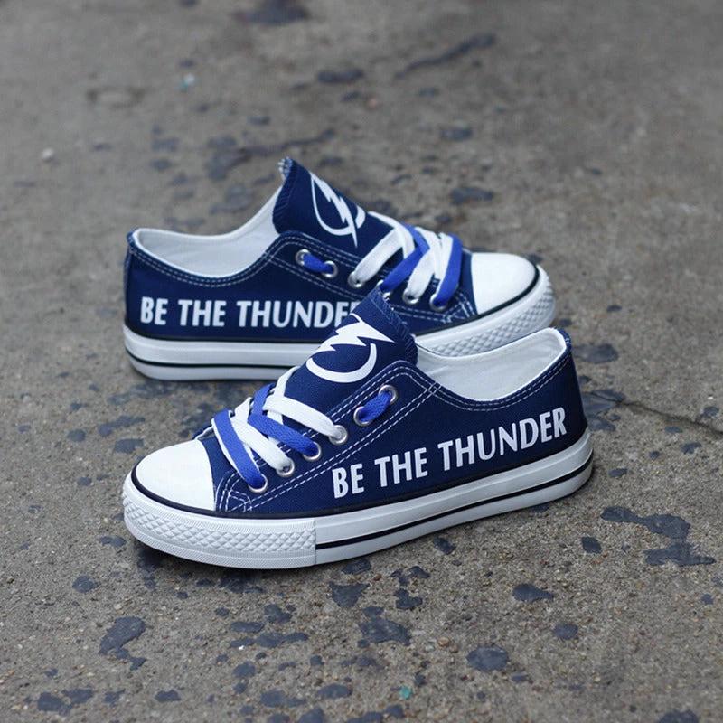 Tampa Bay Lightning Low Top Canvas Sport Sneakers Shoes For Men Women Fans by Crocs