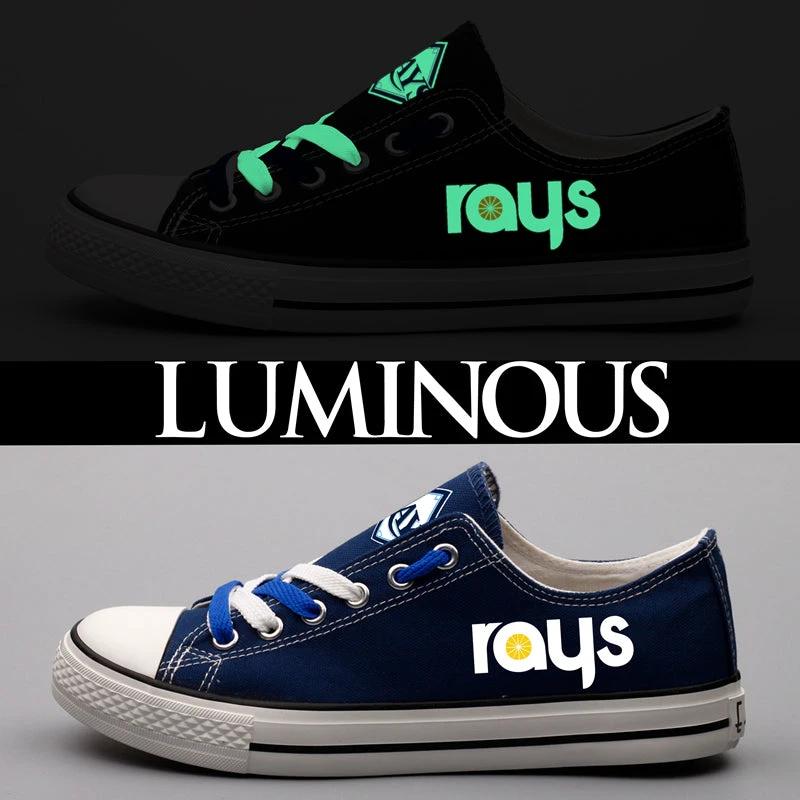 Tampa Bay Rays Limited Print Low Top Canvas Shoes Sport Sneakers For Men Women Fans by Crocs