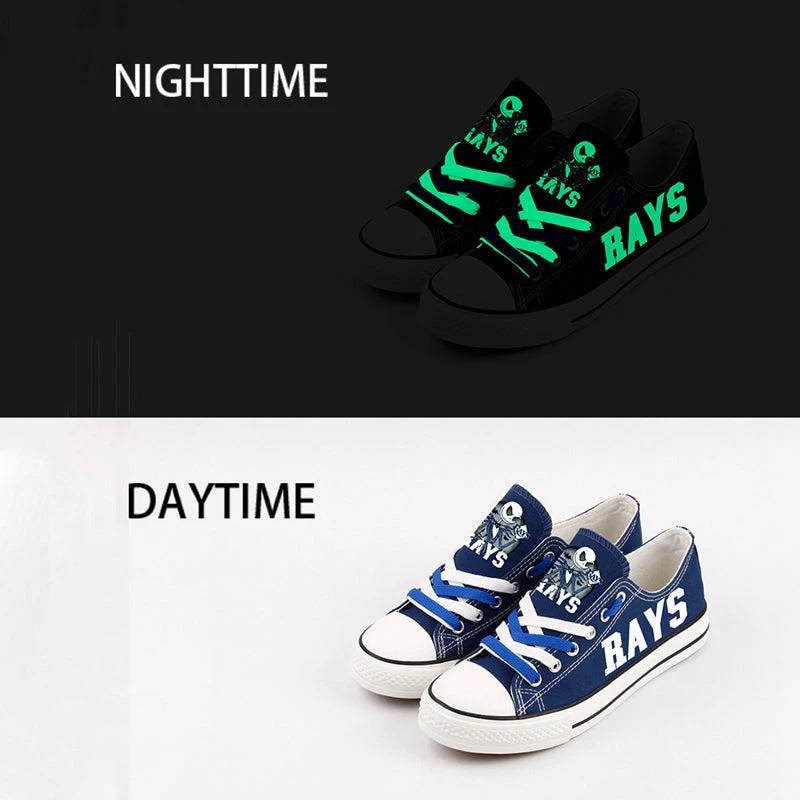 Tampa Bay Rays Limited Print Low Top Canvas Shoes Sport Sneakers For Men Women Fans by Crocs