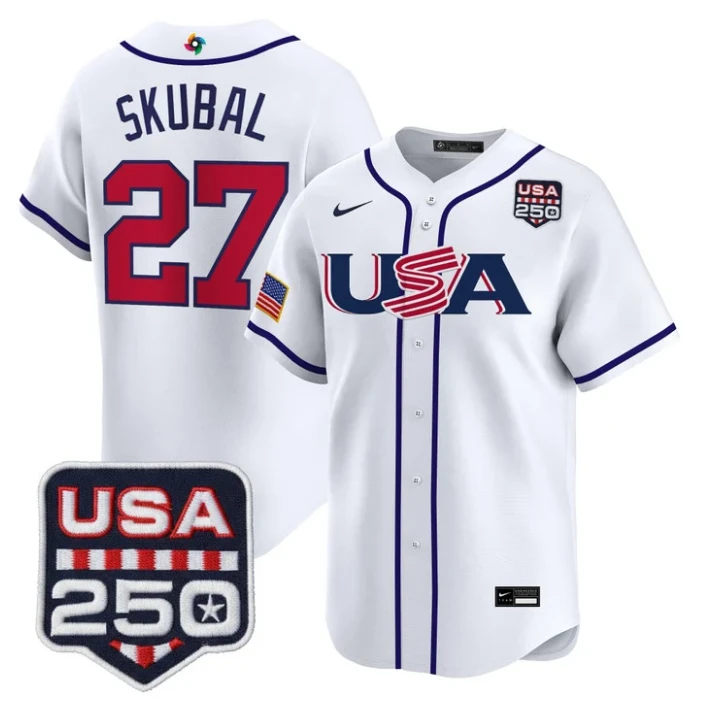 Tarik Skubal Jersey #27 Team USA World Baseball Classic 250 USA 2026 Stitched by My Store