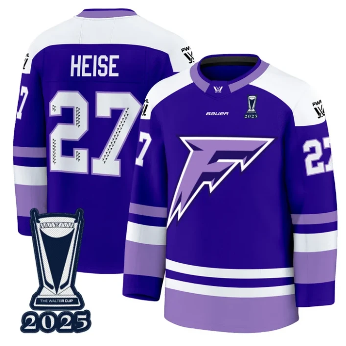 Taylor Heise Jersey #27 Minnesota Frost 2025 PWHL Champions Premium Stitched by Hockey David