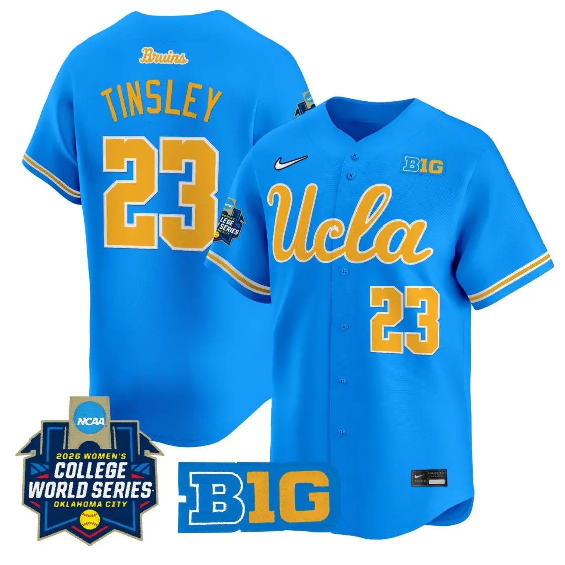 Taylor Tinsley Jersey #23 UCLA Bruins Softball 2026 World Series Stitched by My Store