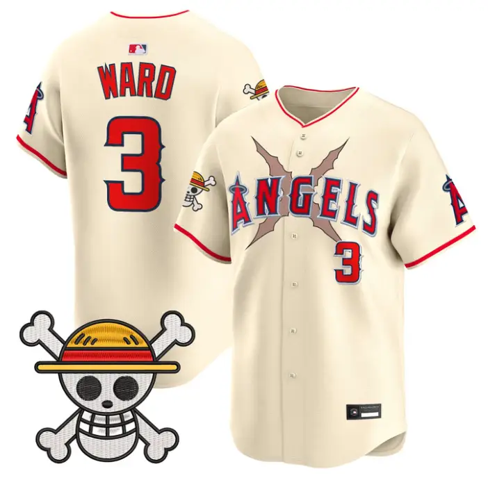 Taylor Ward Jersey #3 Los Angeles Angels One Piece Premier Stitched by My Store
