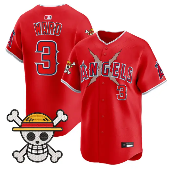 Taylor Ward Jersey #3 Los Angeles Angels One Piece Premier Stitched by My Store