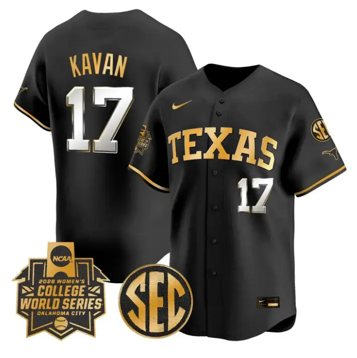Teagan Kavan Jersey #17 Texas Softball 2026 World Series Stitched by My Store