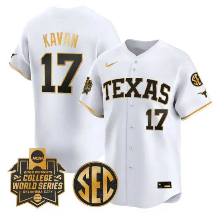 Teagan Kavan Jersey #17 Texas Softball 2026 World Series Stitched by My Store