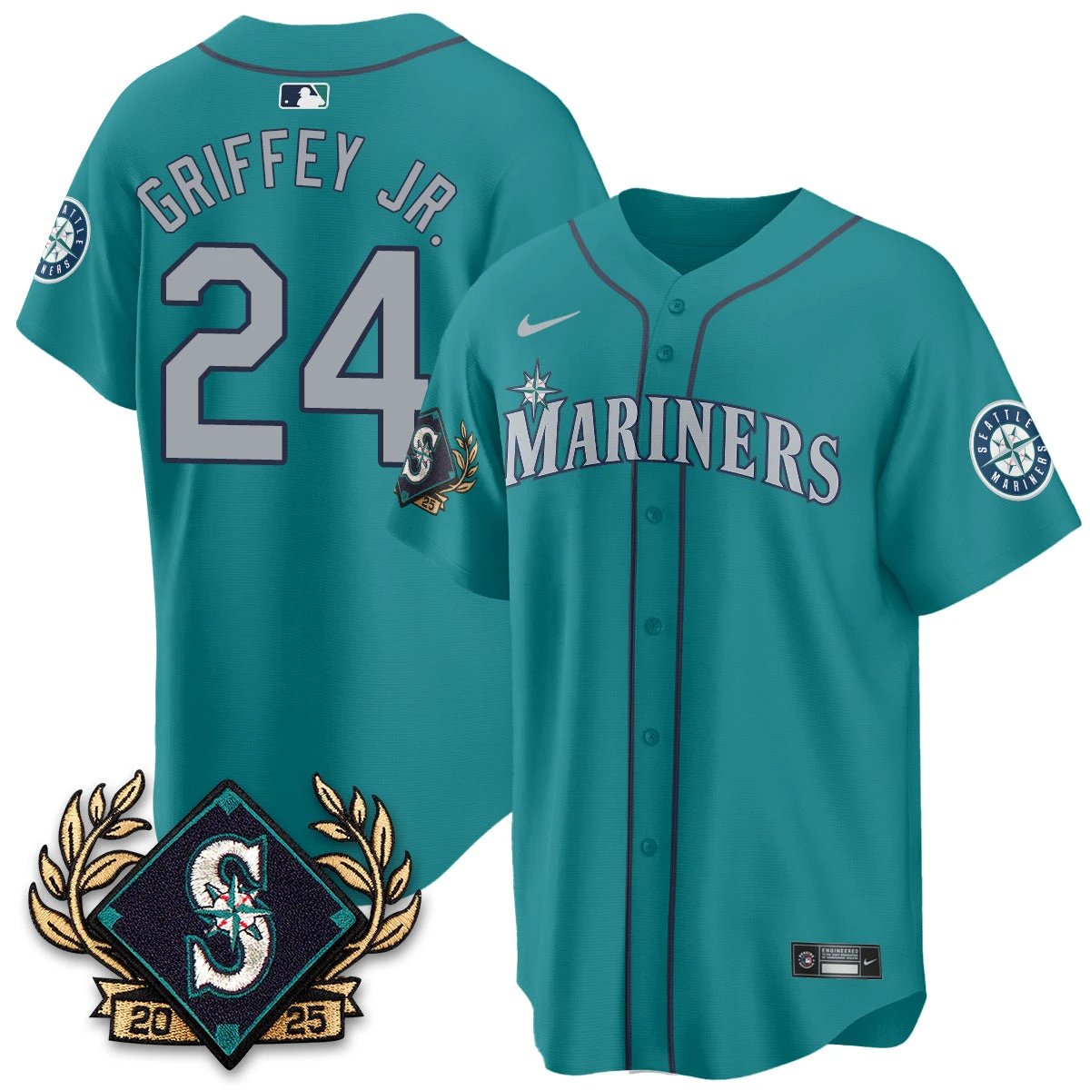 Seattle Mariners 2025 Series Champions Jersey - All Stitched by Seattle Mariners