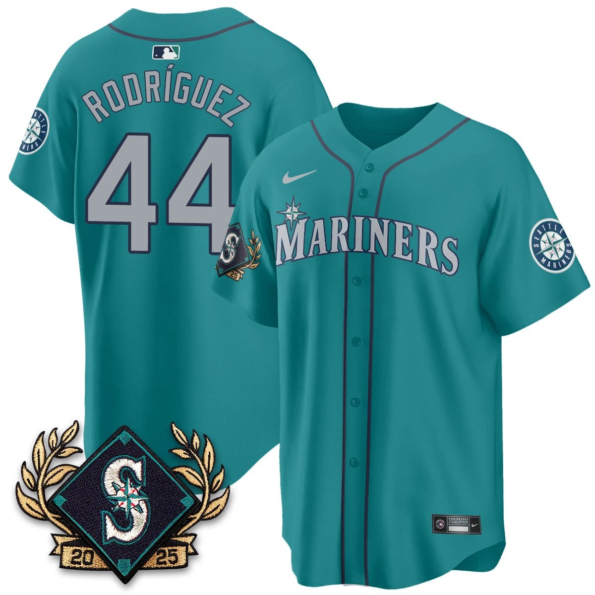 Seattle Mariners 2025 Series Champions Jersey - All Stitched by Seattle Mariners