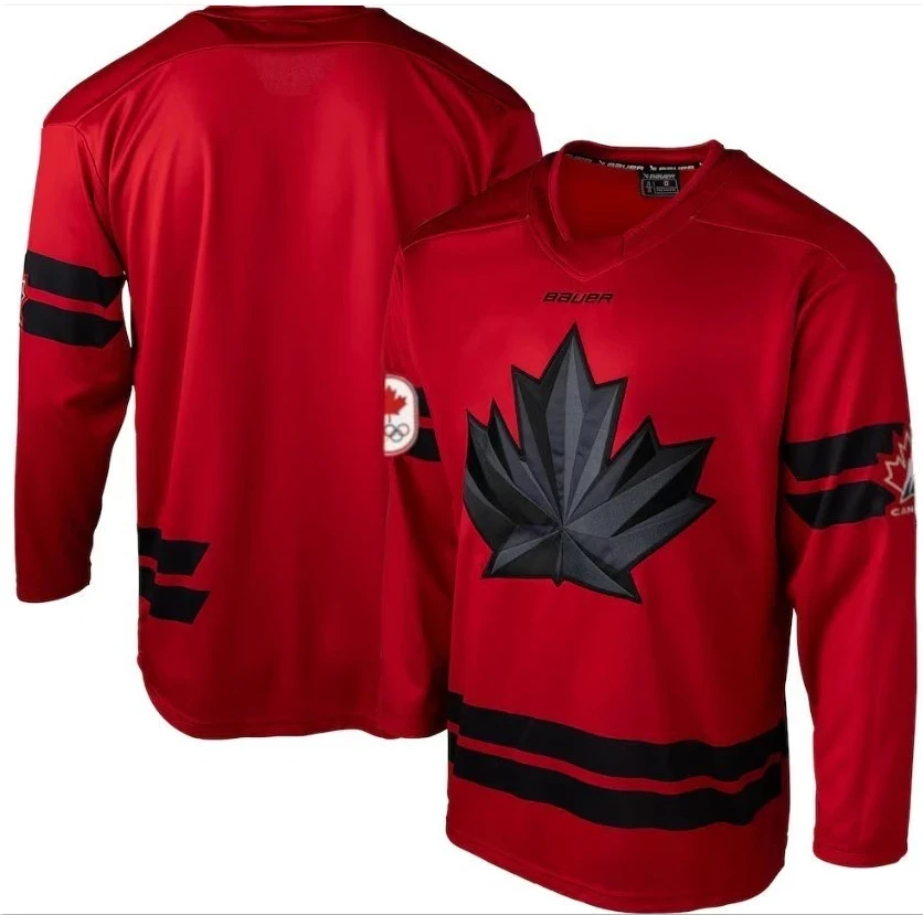 Team Canada Milan Winter Olympics 2026 Jersey Red STITCHED by Hockey David