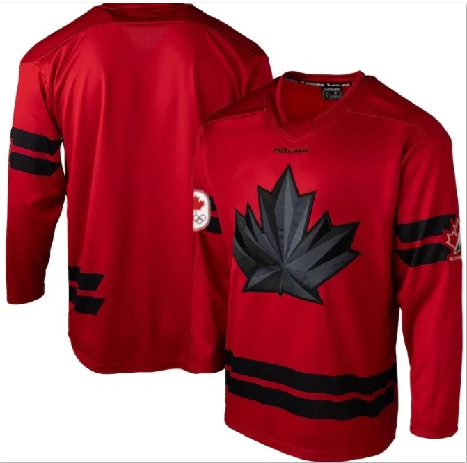 Team Canada Milan Winter Olympics 2026 Jersey Stitched Red by Hockey David