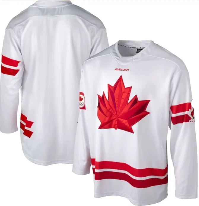 Team Canada Milan Winter Olympics 2026 Jersey Stitched White by Hockey David