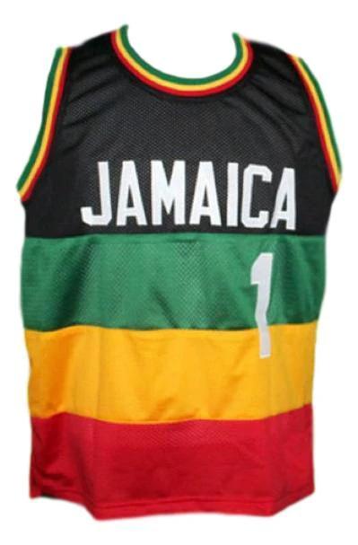 Team Jamaica Basketball Jersey #1 New Sewn by My store basketball