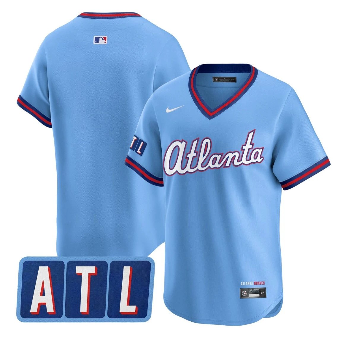 Team Jersey Blank Atlanta Braves 2026 City Connect Premier Stitched by My Store