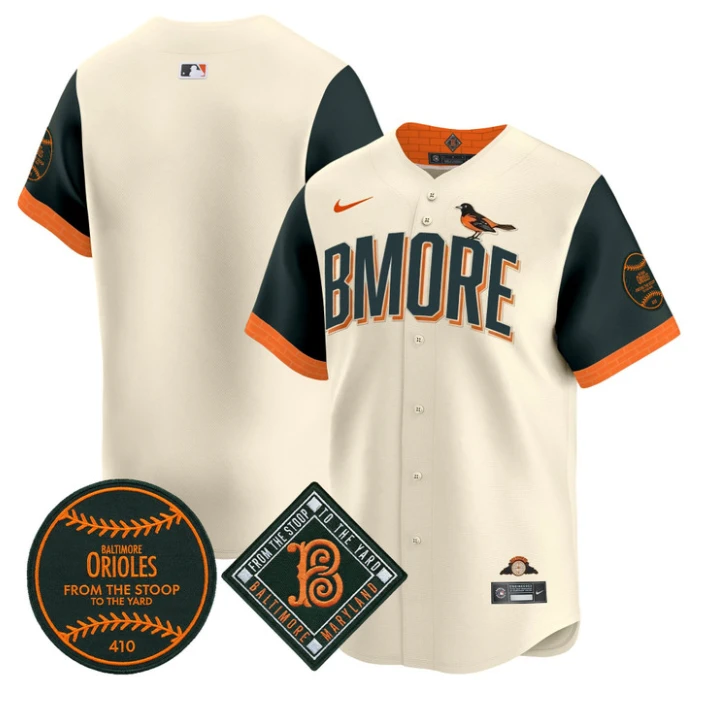 Team Jersey Blank Baltimore Orioles 2026 City Connect Premier Stitched by My Store
