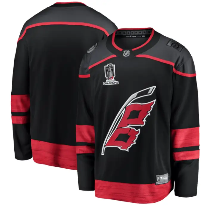 Team Jersey Blank Carolina Hurricanes 2026 Stanley Cup Champions Black by Hockey David