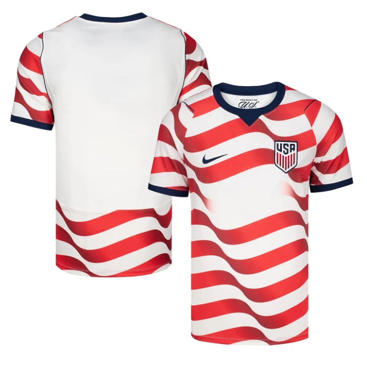 Team Jersey Blank Jersey USMNT 2026 World Cup Match Stitched Stripes Soccer by Soccer Jersey