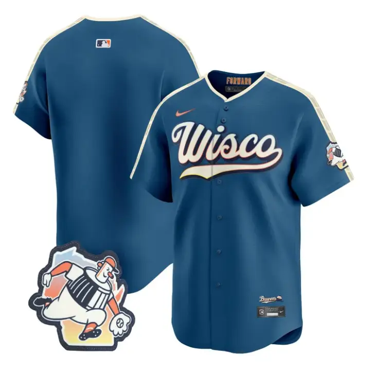 Team Jersey Blank Milwaukee Brewers 2026 City Connect Premier Stitched by My Store
